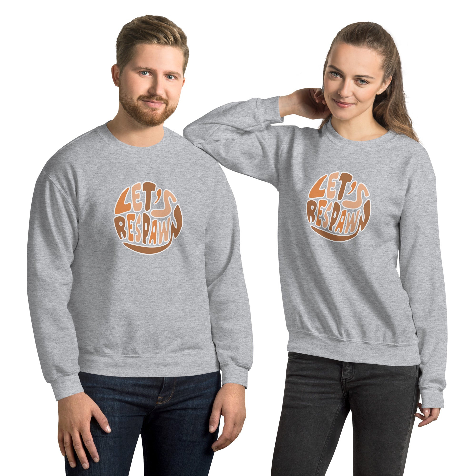 Let's Respawn | Unisex Sweatshirt Threads and Thistles Inventory 