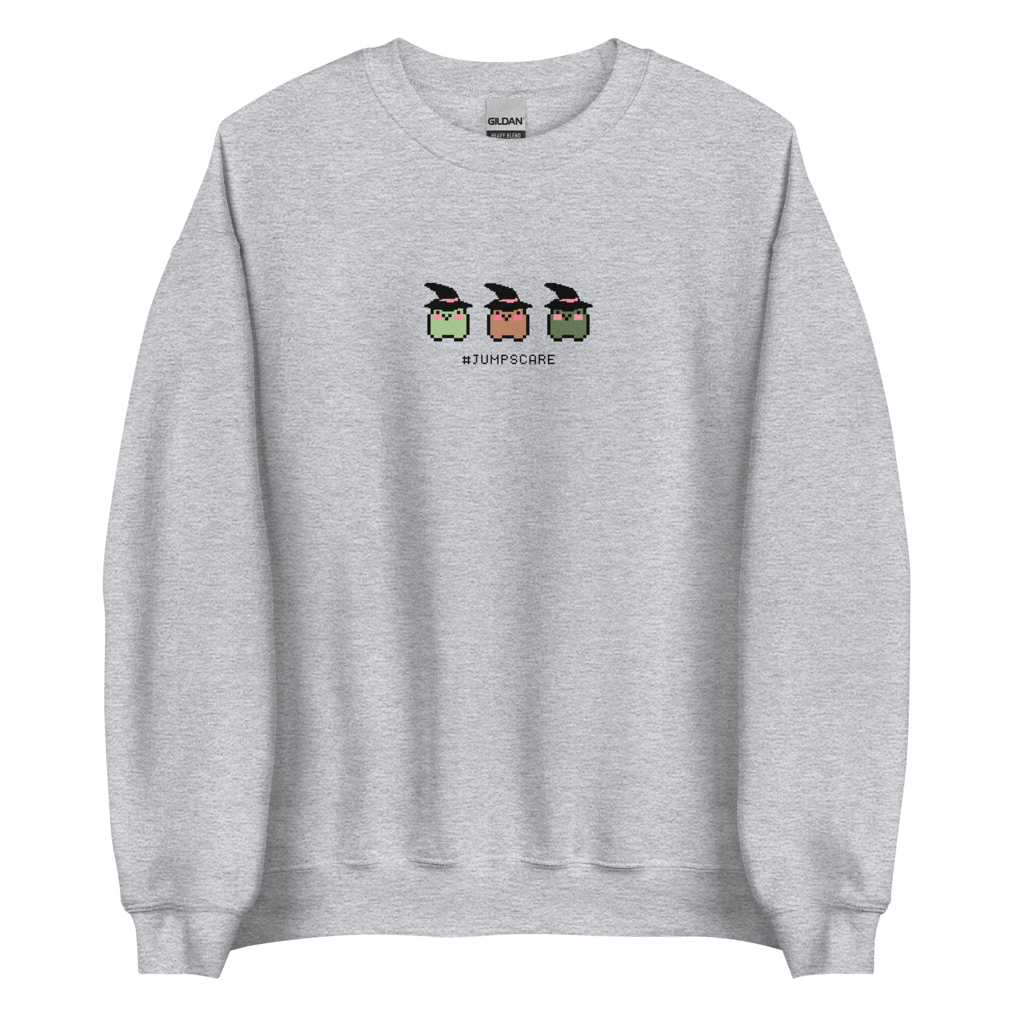 #Jumpscare | Fall Unisex Sweatshirt Threads & Thistles Inventory Sport Grey S 