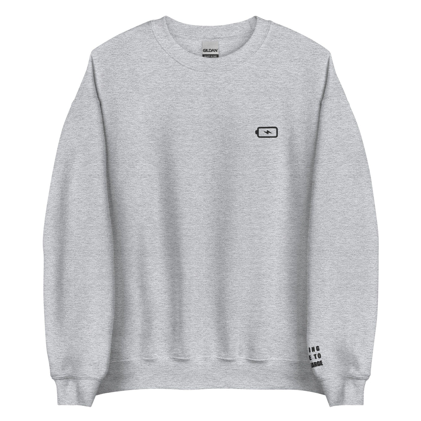 Taking Time to Recharge | Unisex Sweatshirt | Gamer Affirmations Threads & Thistles Inventory Sport Grey S 