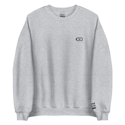 Taking Time to Recharge | Unisex Sweatshirt | Gamer Affirmations Threads & Thistles Inventory Sport Grey S 