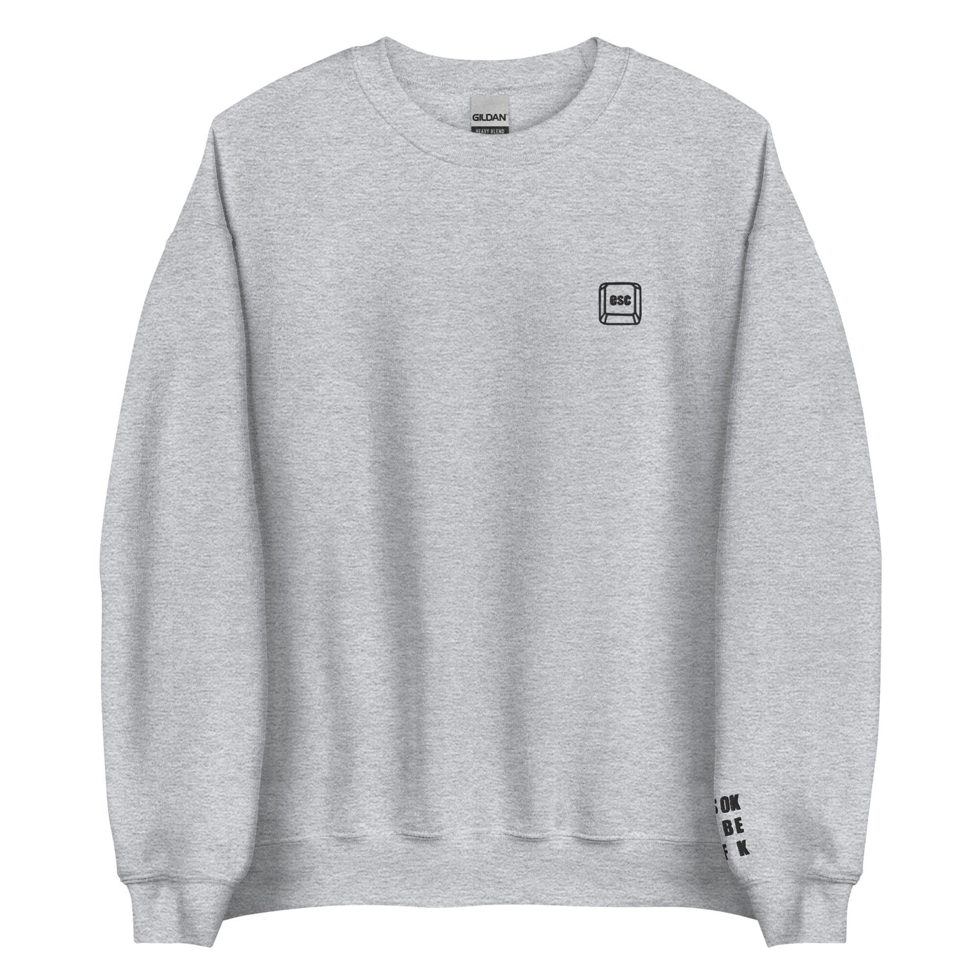 It's Ok to be AFK | Unisex Sweatshirt | Gamer Affirmations Threads & Thistles Inventory Sport Grey S 