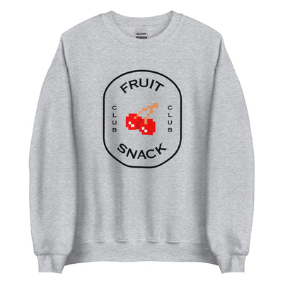 Fruit Snack Club | Unisex Sweatshirt | Retro Gaming Threads & Thistles Inventory Sport Grey S 