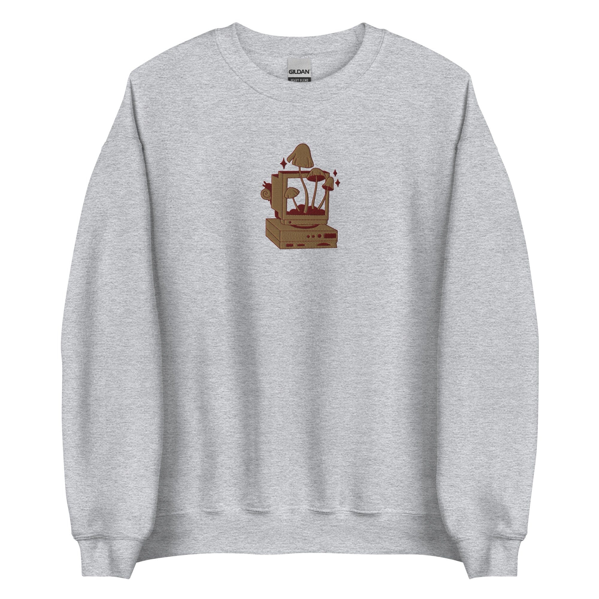 Cozy PC Gaming | Embroidered Unisex Sweatshirt | Cozy Gamer Threads & Thistles Inventory Sport Grey S 