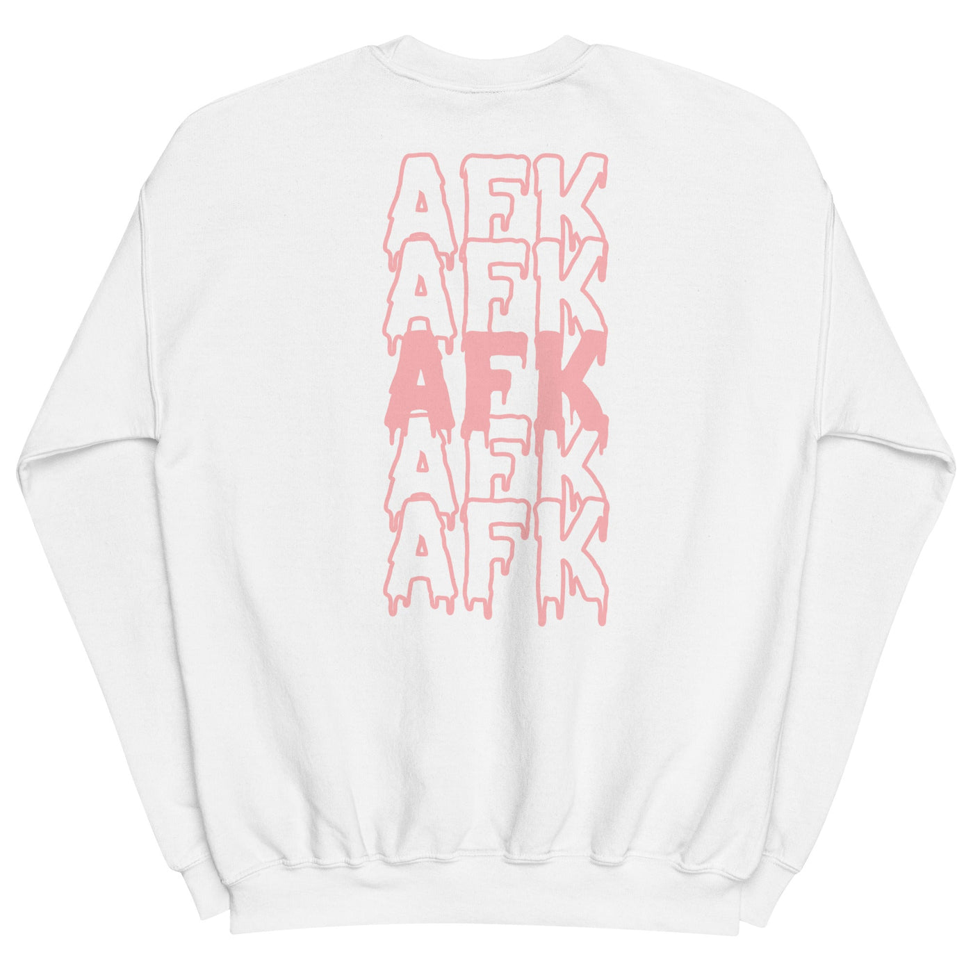 Drippy AFK Fall | Unisex Sweatshirt Threads & Thistles Inventory White S 