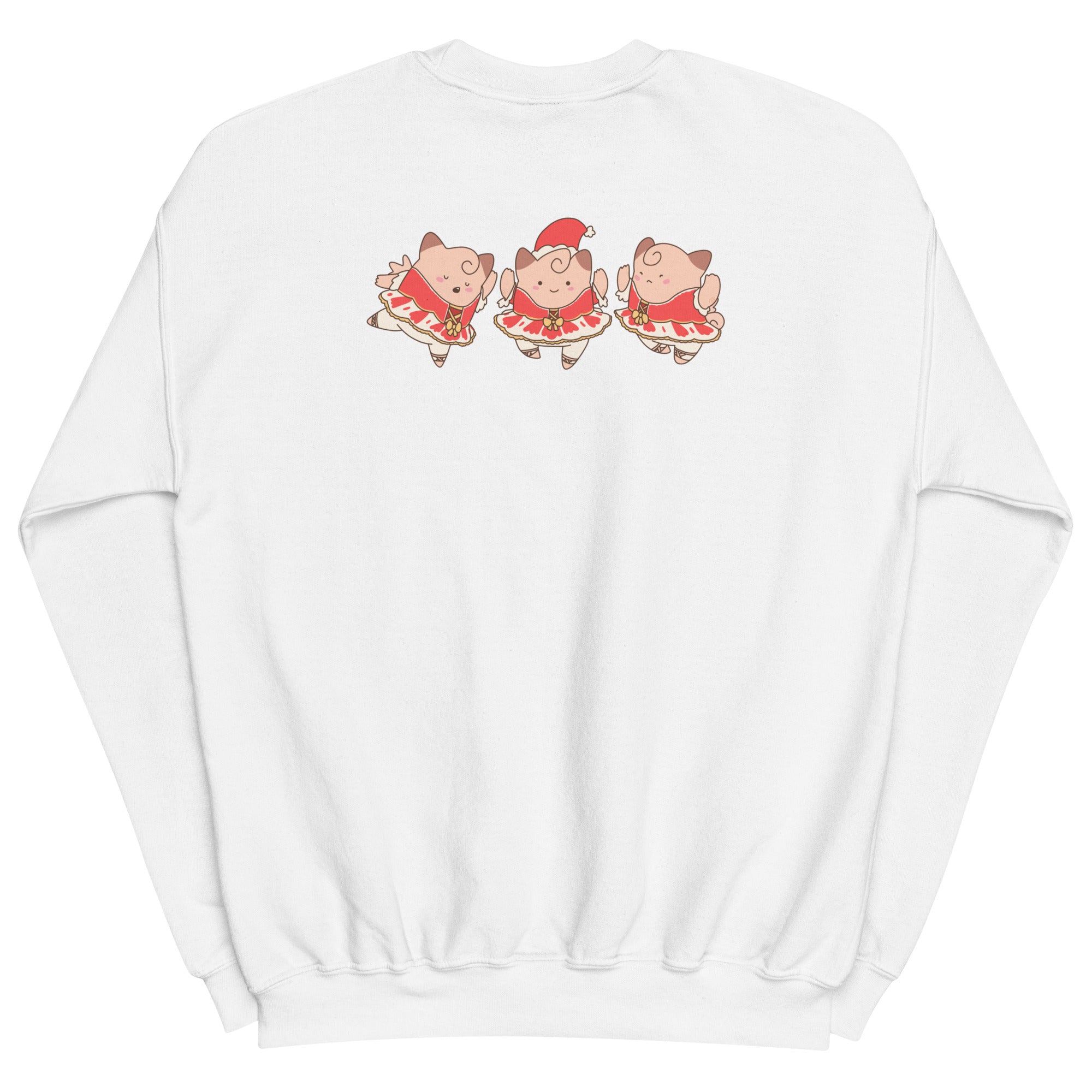Sugarplum Clefairies | Christmas Pokemon Unisex Sweatshirt Threads & Thistles Inventory 