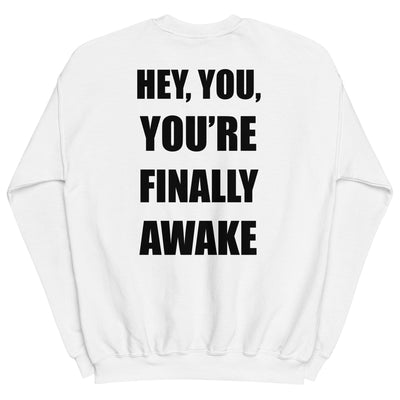 You're Finally Awake | Unisex Sweatshirt | Skyrim Threads & Thistles Inventory White S 