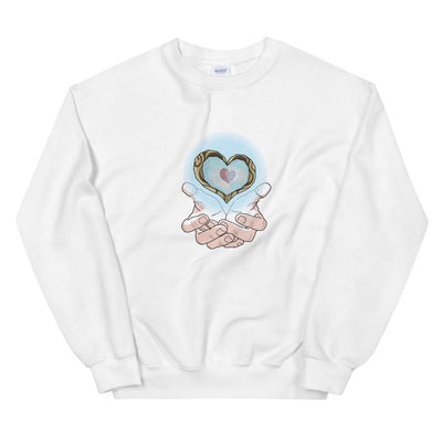Piece of Heart | Unisex Sweatshirt | The Legend of Zelda Threads and Thistles Inventory White S 