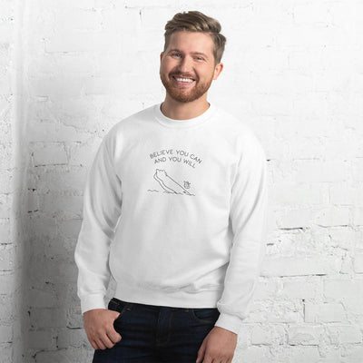 Believe you Can | Unisex Sweatshirt | Club Penguin Threads and Thistles Inventory 