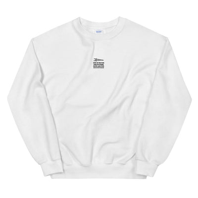 Both are for Monsters | Embroidered Unisex Sweatshirt | The Witcher Threads and Thistles Inventory White S 