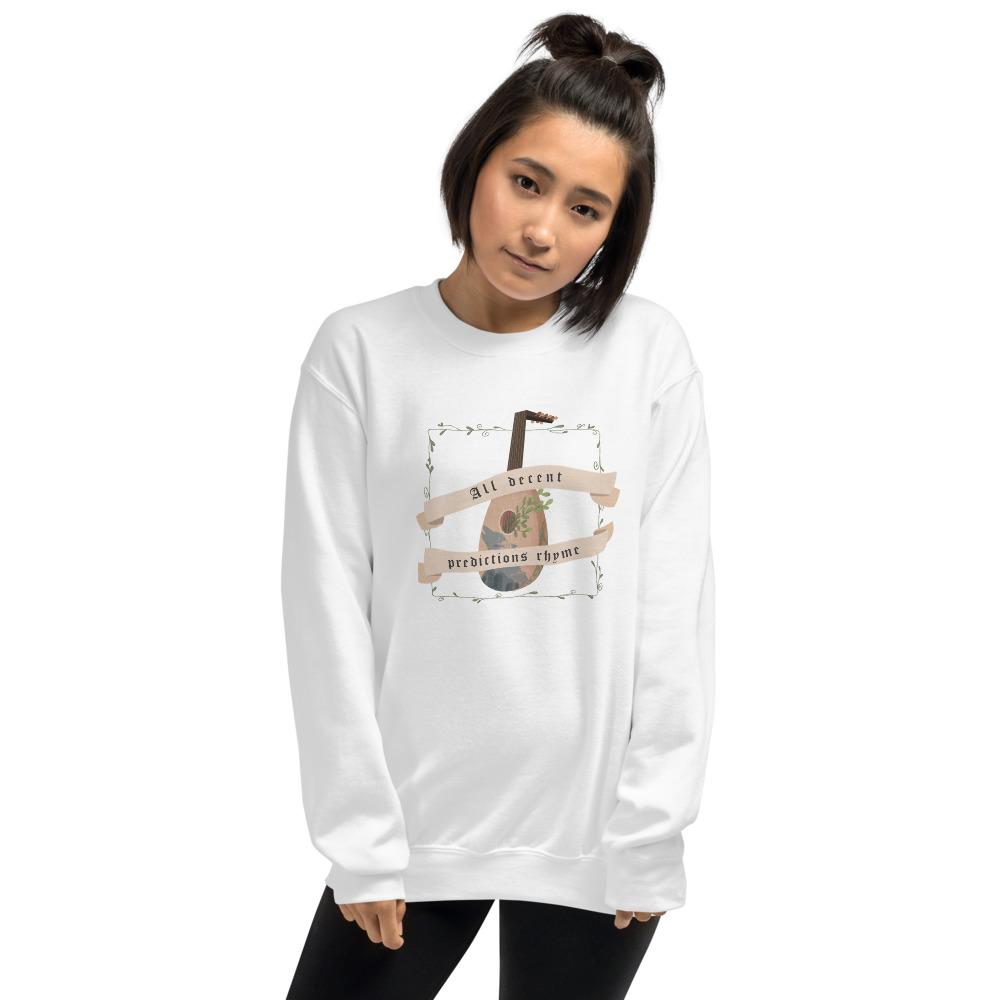 Predictions Rhyme | Unisex Sweatshirt | The Witcher Threads and Thistles Inventory 