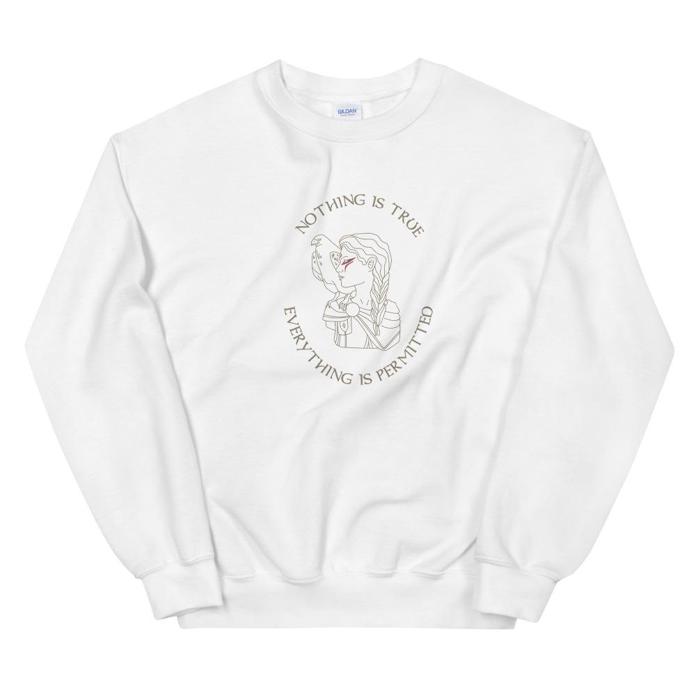 Nothing is True | Unisex Sweatshirt | Assassin's Creed Threads and Thistles Inventory White S 