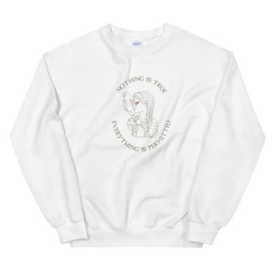 Nothing is True | Unisex Sweatshirt | Assassin's Creed Threads and Thistles Inventory White S 