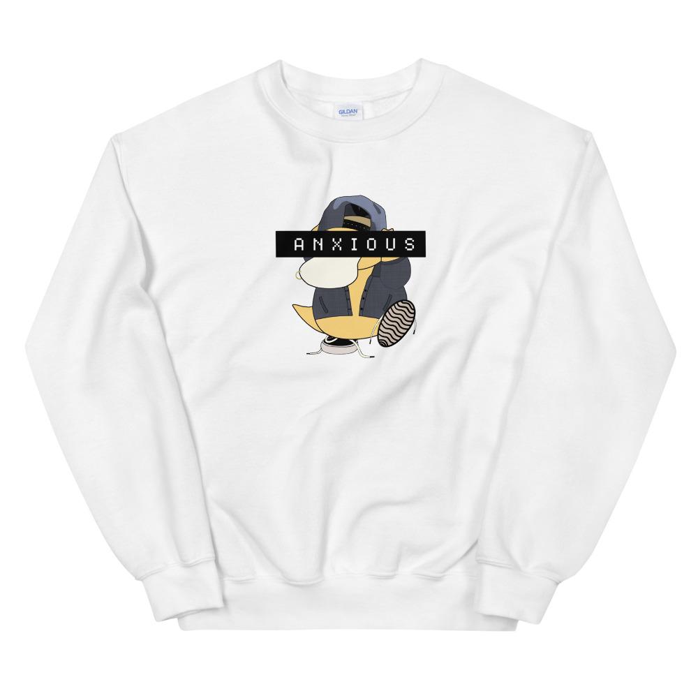 Anxious | Unisex Sweatshirt | Pokemon Threads and Thistles Inventory White S 