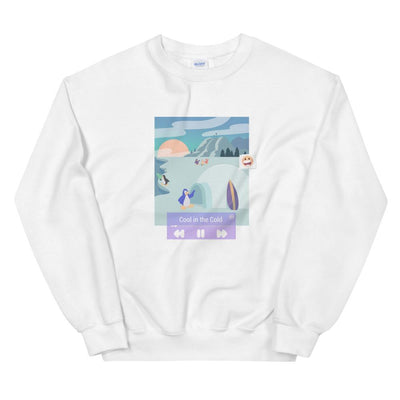 Cool in the Cold | Unisex Sweatshirt | Club Penguin Threads and Thistles Inventory White 4XL 
