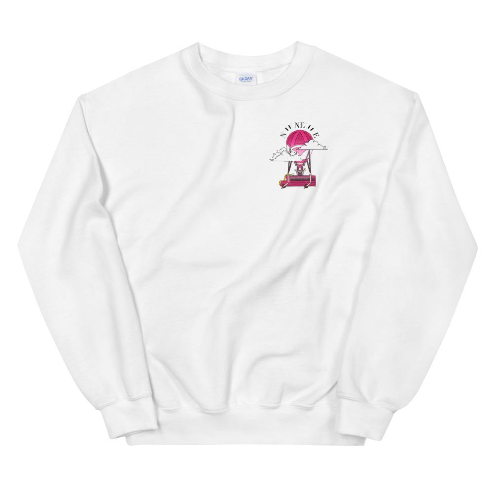 Battle Bus | Unisex Sweatshirt | Fortnite Threads and Thistles Inventory White S 