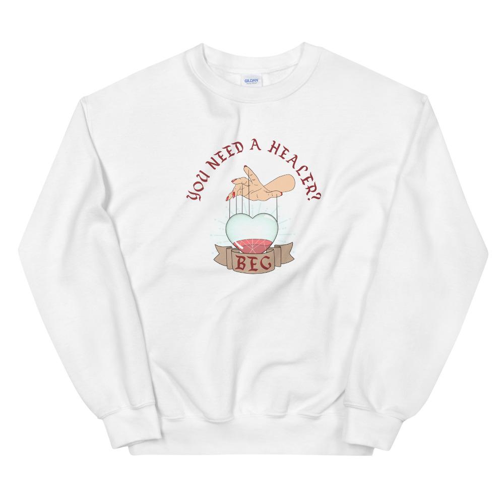 Beg | Unisex Sweatshirt | FPS/TPS Threads and Thistles Inventory White S 