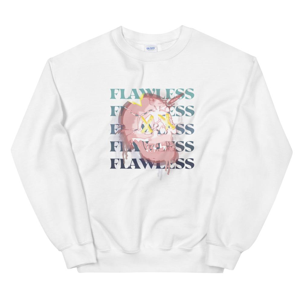 Flawless | Unisex Sweatshirt | FPS/TPS Threads and Thistles Inventory White S 