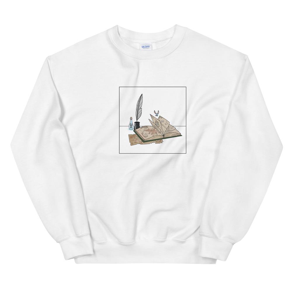 The Guide | Unisex Sweatshirt | The Legend of Zelda Threads and Thistles Inventory White S 