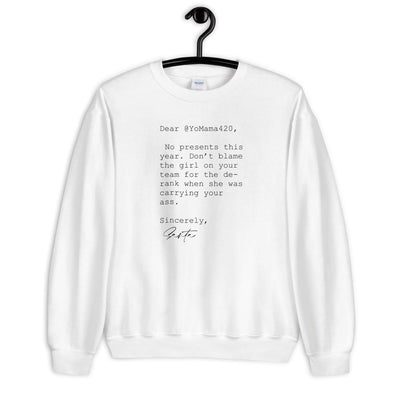 Sincerely Santa | Unisex Sweatshirt Threads and Thistles Inventory 