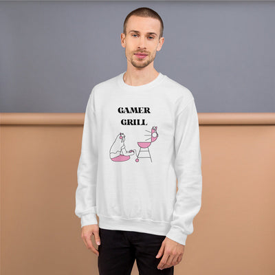 Gamer Grill | Unisex Sweatshirt | Feminist Gamer Threads and Thistles Inventory 