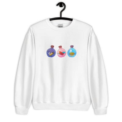 Potion Bottles | Unisex Sweatshirt | Minecraft Threads and Thistles Inventory 