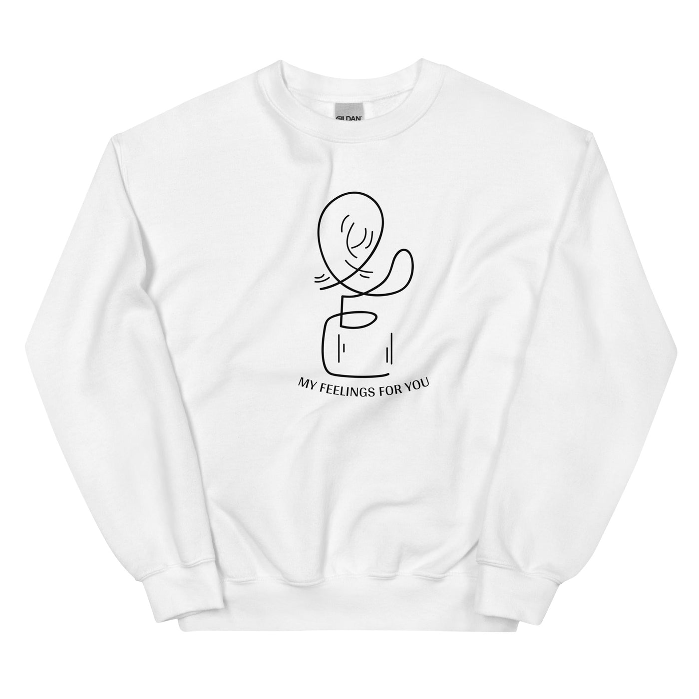 Leah's Feelings | Unisex Sweatshirt | Stardew Valley Threads and Thistles Inventory White S 