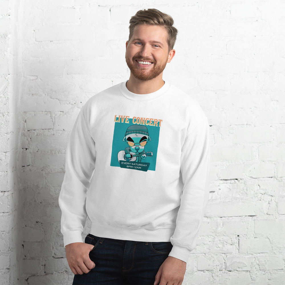 Live Concert | Unisex Sweatshirt | Animal Crossing Threads and Thistles Inventory 