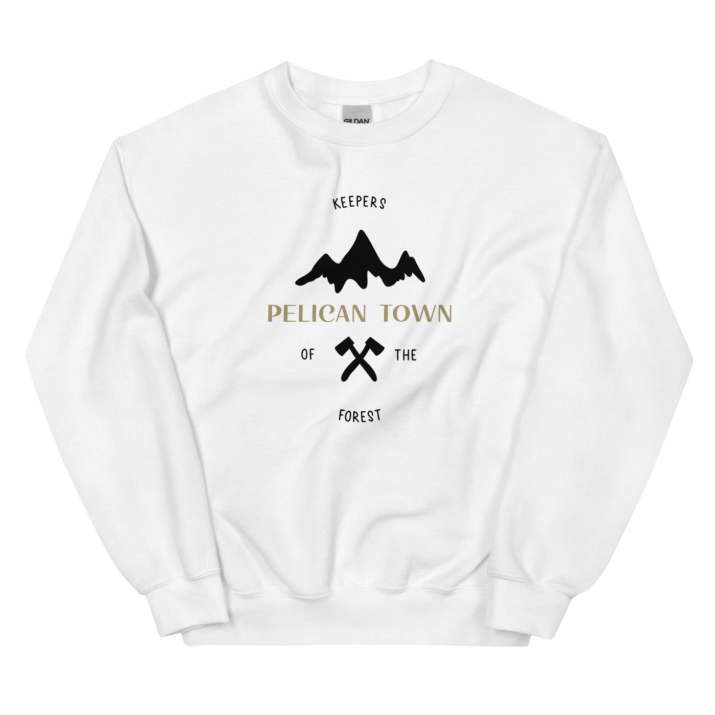 Pelican Town | Unisex Sweatshirt | Stardew Valley Threads and Thistles Inventory White S 