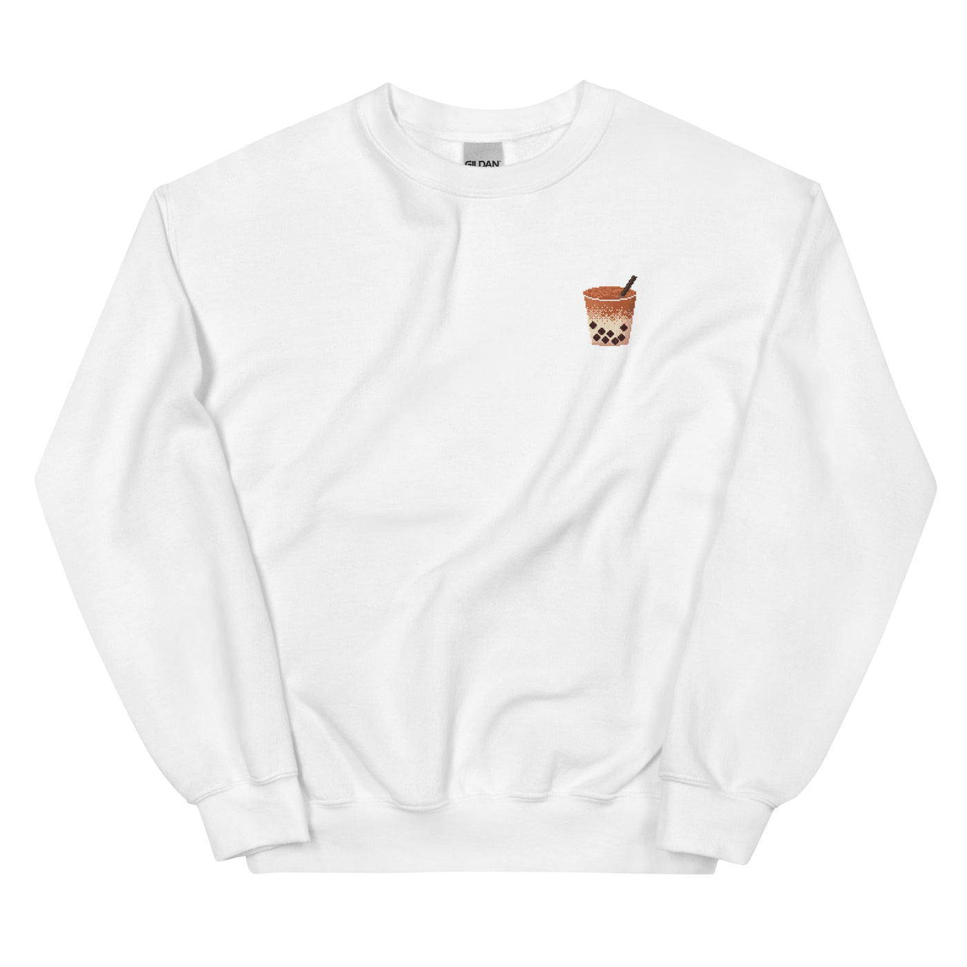 Pixel Boba | Unisex Sweatshirt | Cozy Gamer Threads and Thistles Inventory White S 