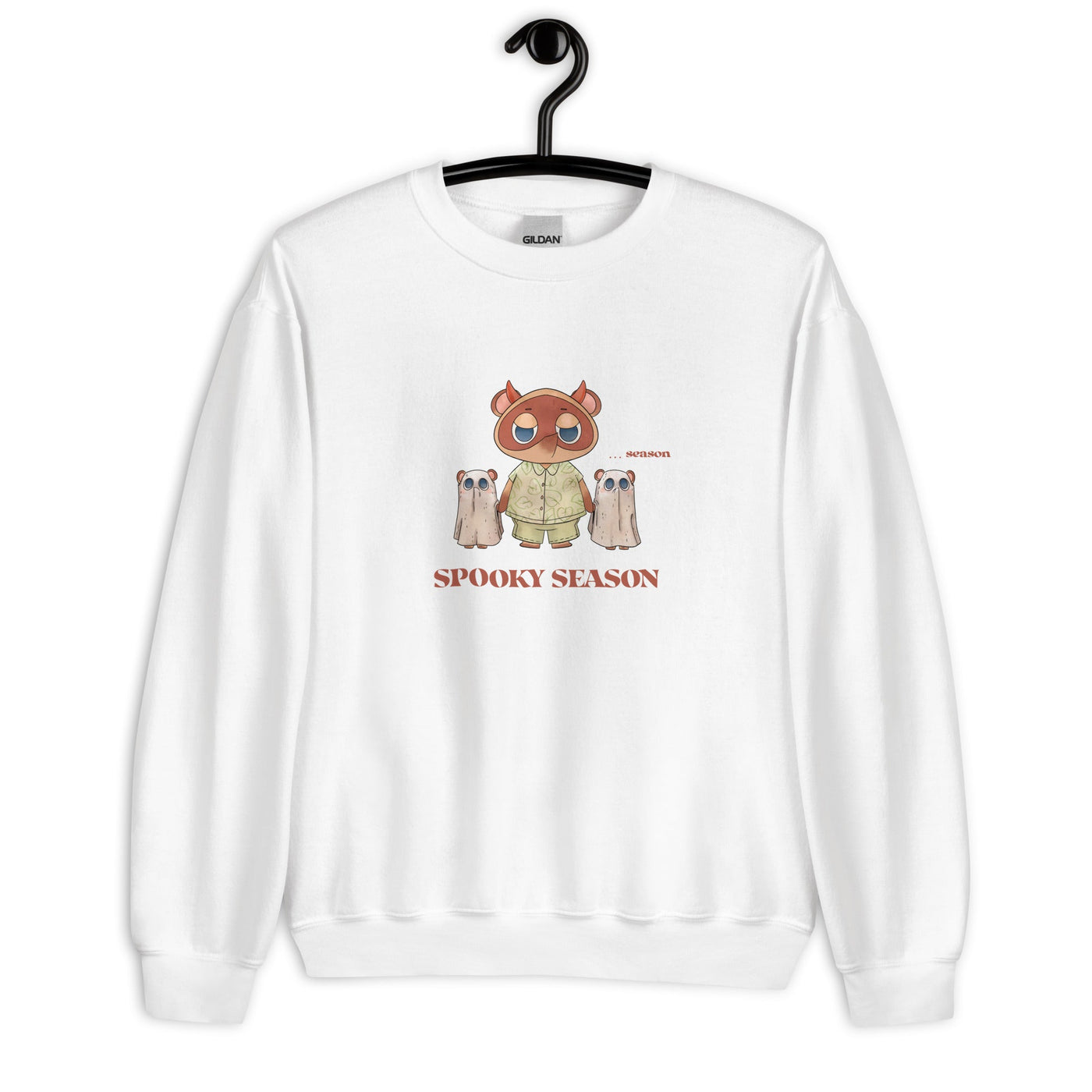 Spooky Season | Unisex Sweatshirt | Animal Crossing Fall Cozy Gamer Threads and Thistles Inventory 