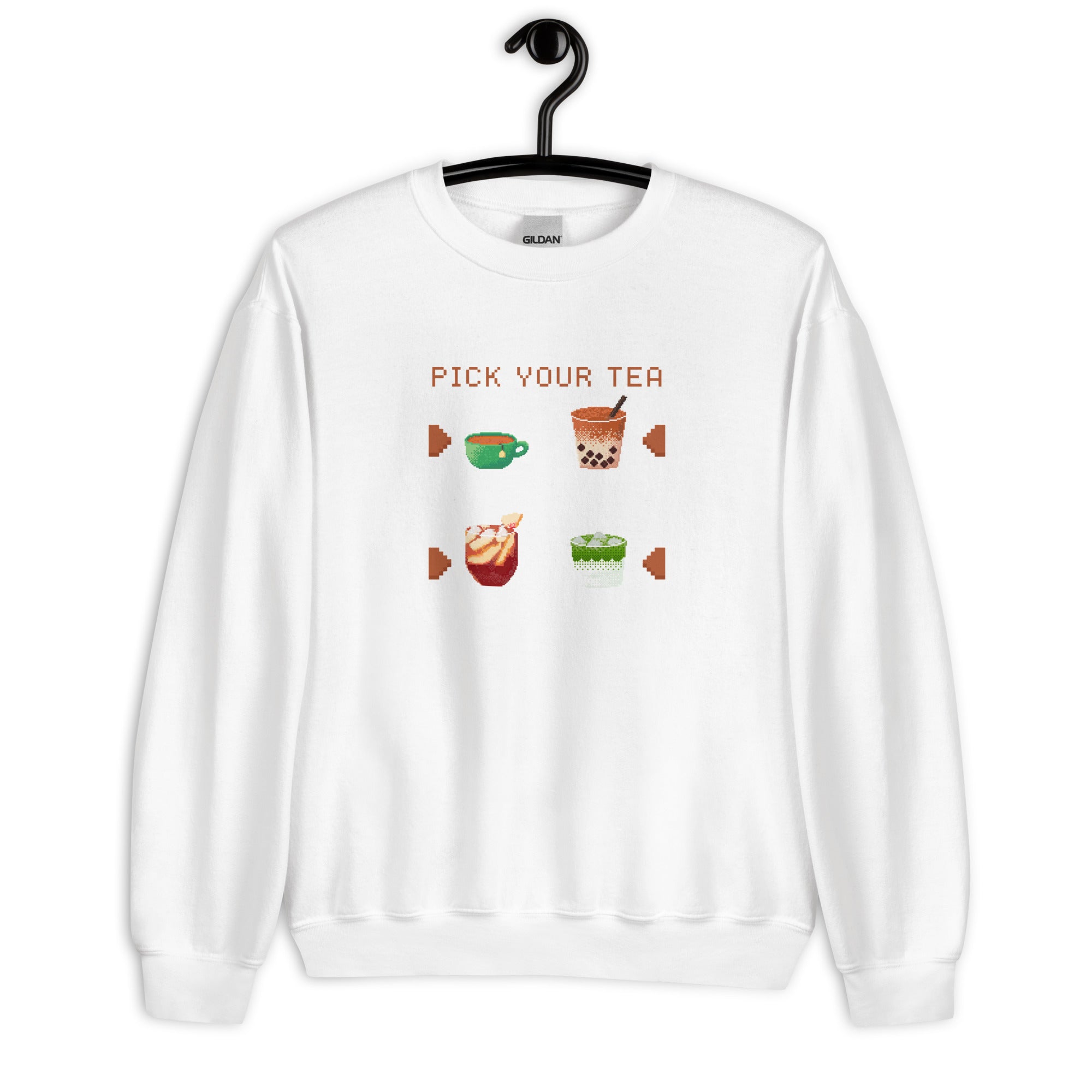 Pick Your Tea | Unisex Sweatshirt | Cozy Gamer Threads & Thistles Inventory 