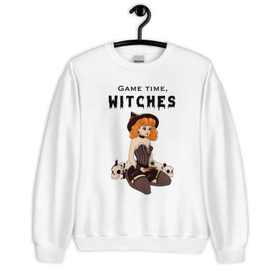 Game Time, Witches | Fall Unisex Sweatshirt Threads & Thistles Inventory 