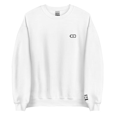 Taking Time to Recharge | Unisex Sweatshirt | Gamer Affirmations Threads & Thistles Inventory White S 