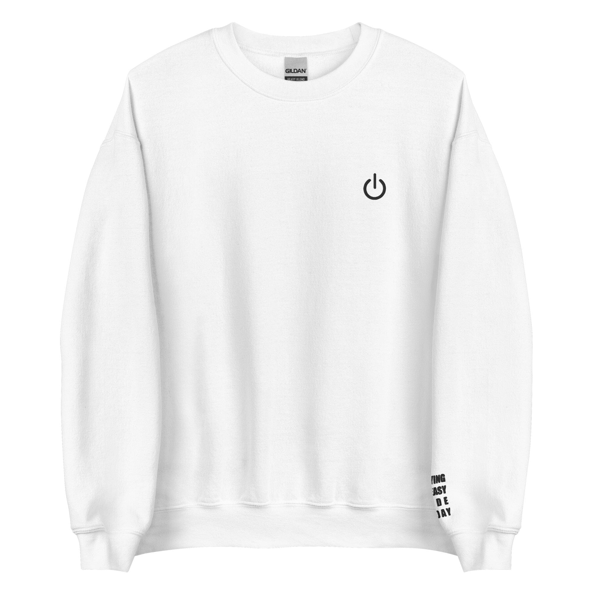 Playing on Easy Mode Today | Unisex Sweatshirt | Gamer Affirmations Threads & Thistles Inventory White S 