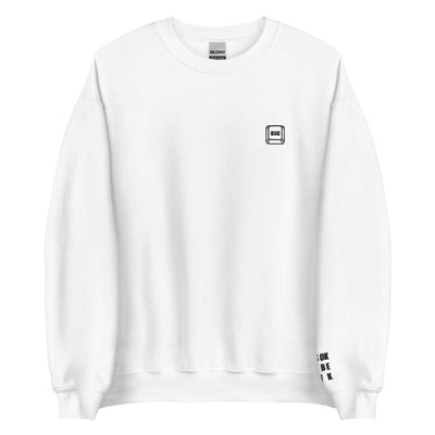 It's Ok to be AFK | Unisex Sweatshirt | Gamer Affirmations Threads & Thistles Inventory White S 