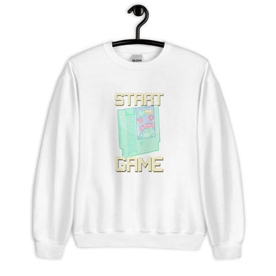 Start Game NES | Unisex Sweatshirt | Retro Gaming Threads & Thistles Inventory 