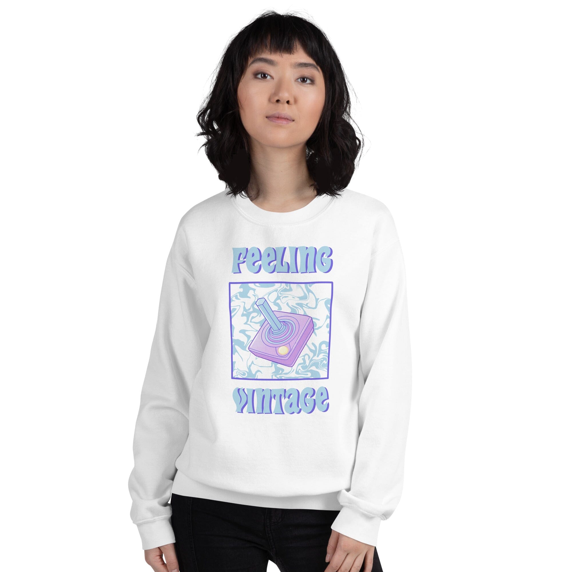 Feeling Vintage | Unisex Sweatshirt | Retro Gaming Threads & Thistles Inventory 