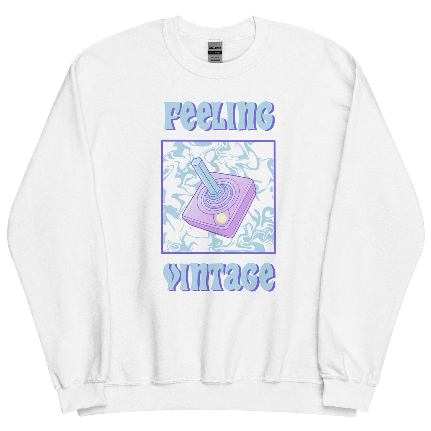 Feeling Vintage | Unisex Sweatshirt | Retro Gaming Threads & Thistles Inventory White S 