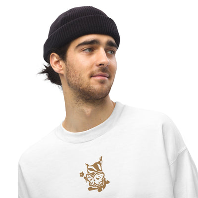 Golden Korok | Embroidered Unisex Sweatshirt | The Legend of Zelda Threads & Thistles Inventory 