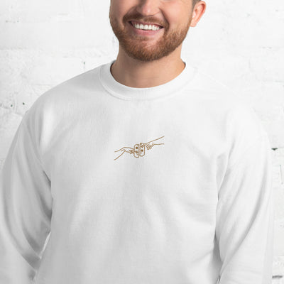 The Creation of Switch | Embroidered Unisex Sweatshirt | Cozy Gamer Threads and Thistles Inventory 