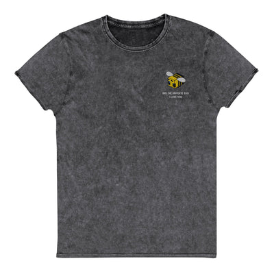 The Universe Said I Love You | Denim T-Shirt | Minecraft Threads and Thistles Inventory Black S 