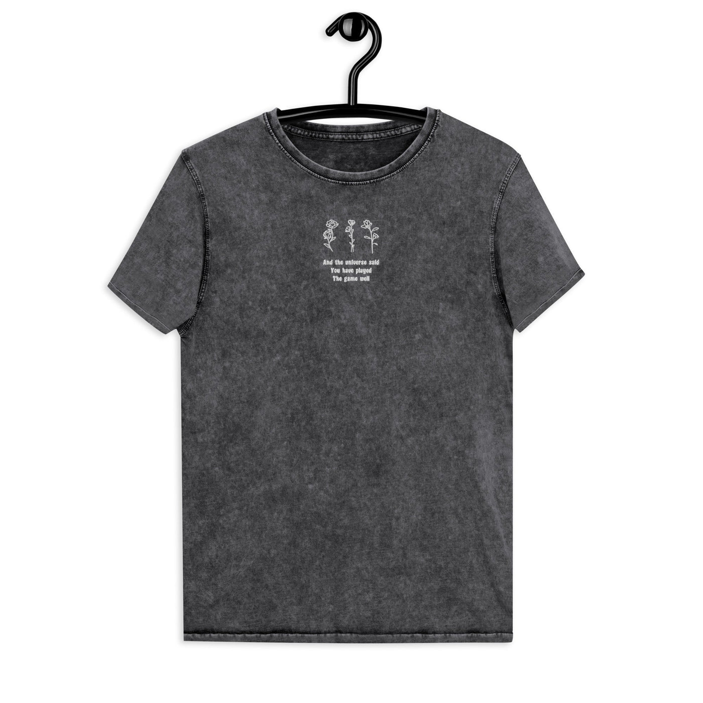 You Have Played the Game Well | Denim T-Shirt | Minecraft Threads and Thistles Inventory 