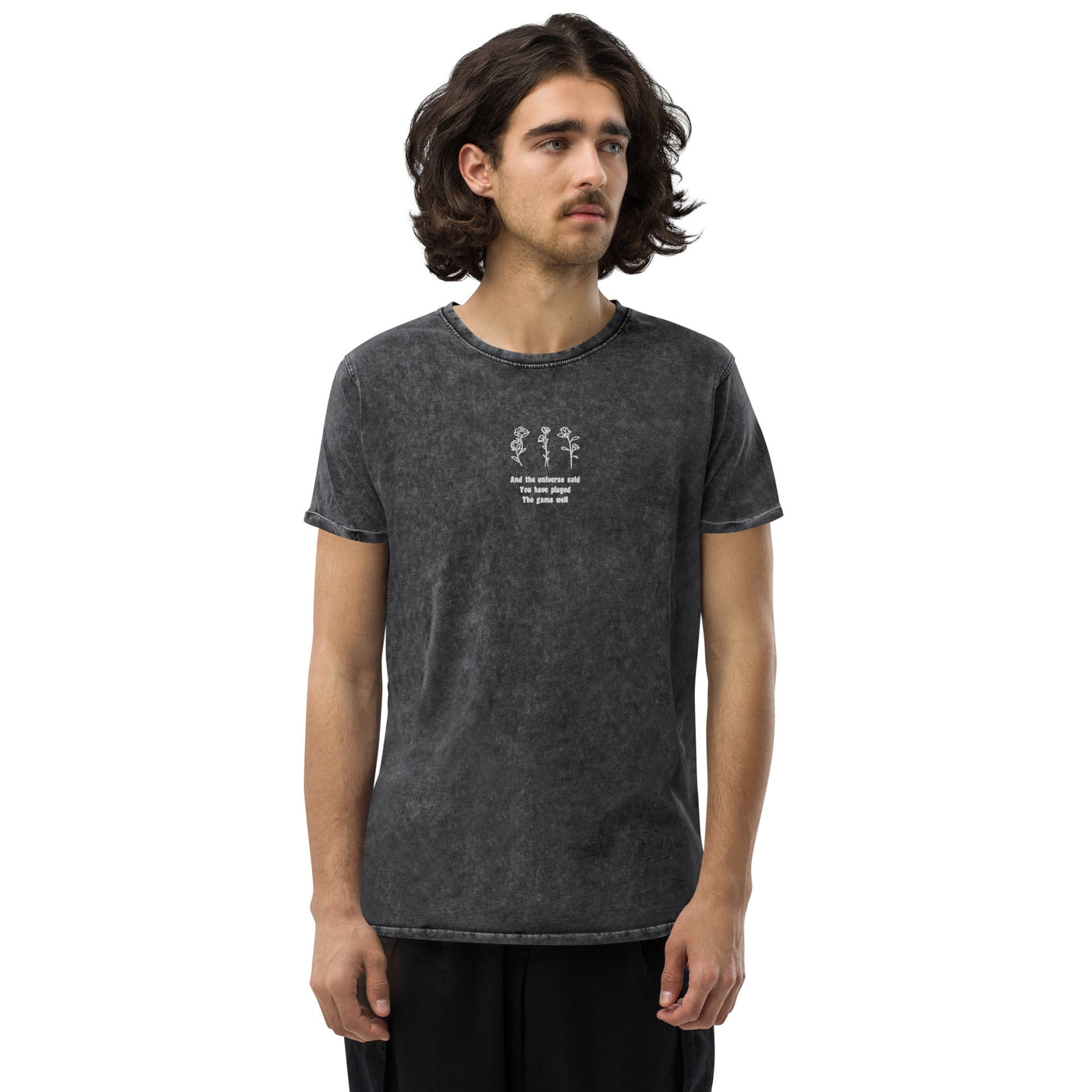 You Have Played the Game Well | Denim T-Shirt | Minecraft Threads and Thistles Inventory 