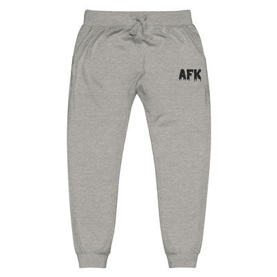 AFK Unisex fleece sweatpants Threads & Thistles Inventory Carbon Grey XS 