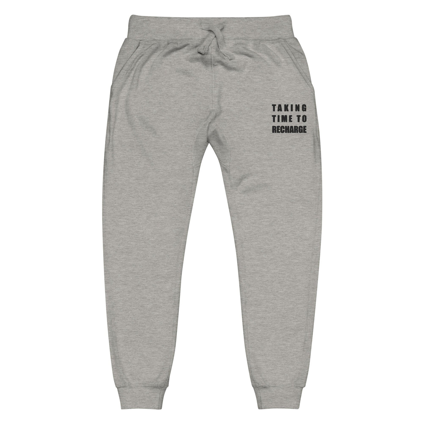 Taking Time to Recharge | Unisex fleece sweatpants | Gamer Affirmations Threads & Thistles Inventory Carbon Grey XS 