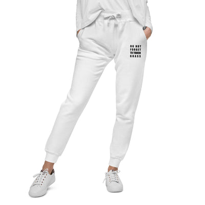 Touch Grass | Unisex fleece sweatpants | Gamer Affirmations Threads & Thistles Inventory 