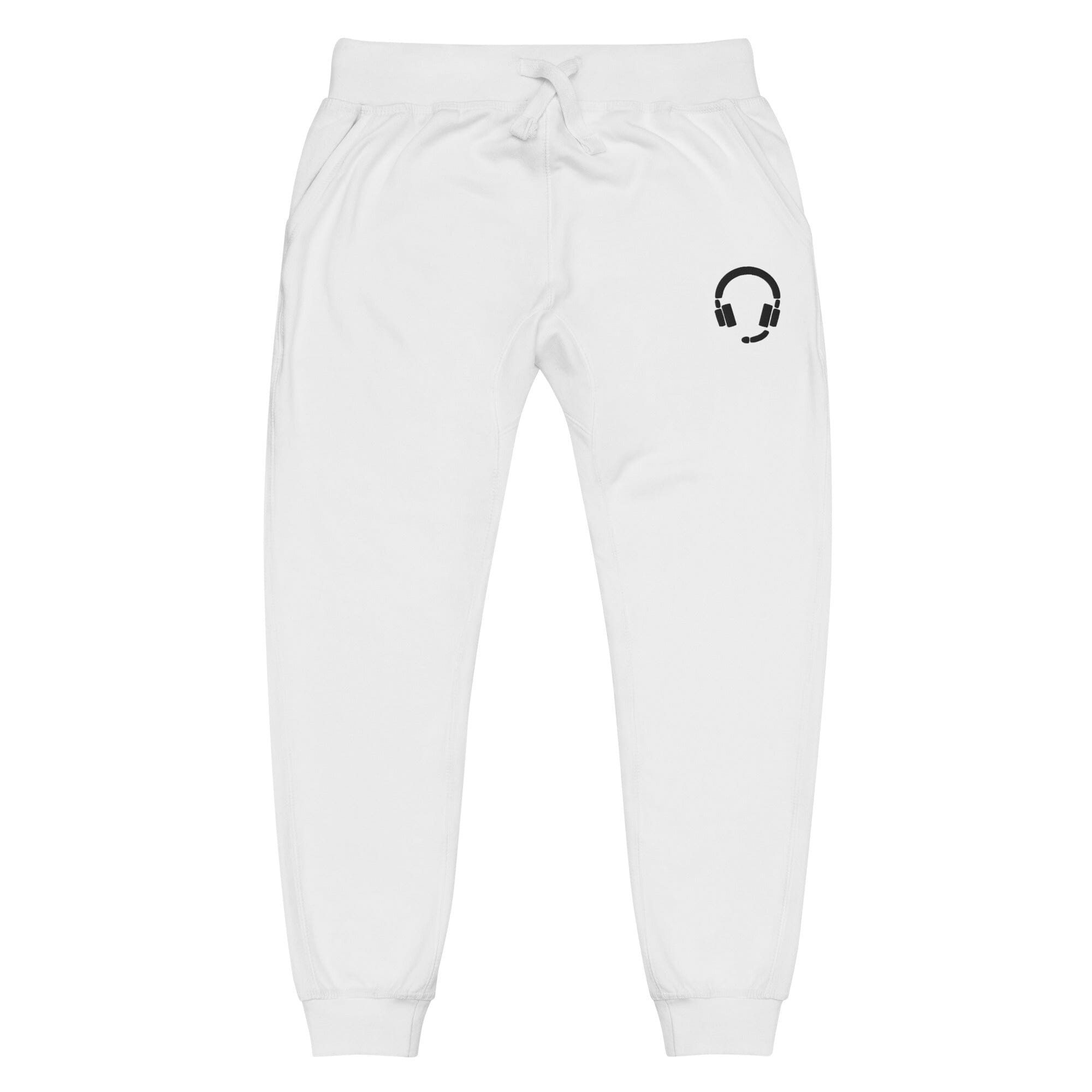 GLHF Headset | Unisex fleece sweatpants | Gamer Affirmations Threads & Thistles Inventory White XS 