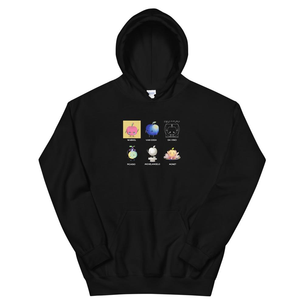 Junimo Artists | Unisex Hoodie | Stardew Valley Threads and Thistles Inventory Black S 