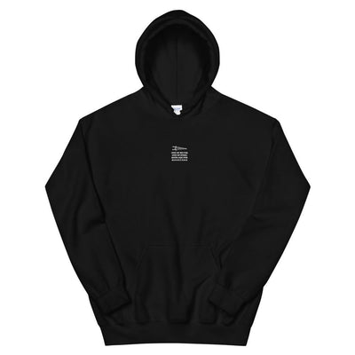 Both are for Monsters | Embroidered Unisex Hoodie | The Witcher Threads and Thistles Inventory Black S 