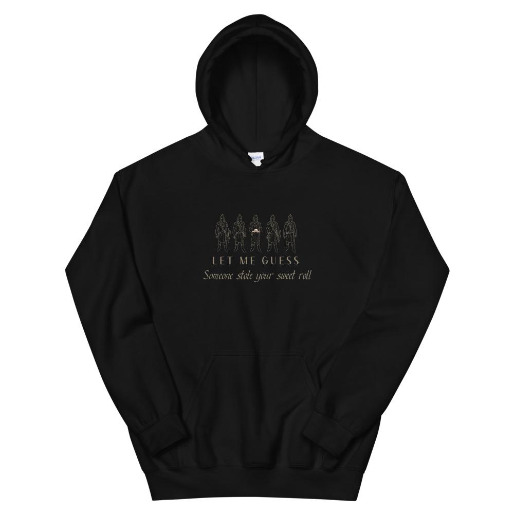 Sweet Roll | Unisex Hoodie | Skyrim Threads and Thistles Inventory Black S 